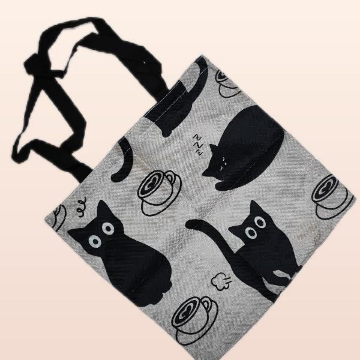 Saco multifuncional com desenho de gatos