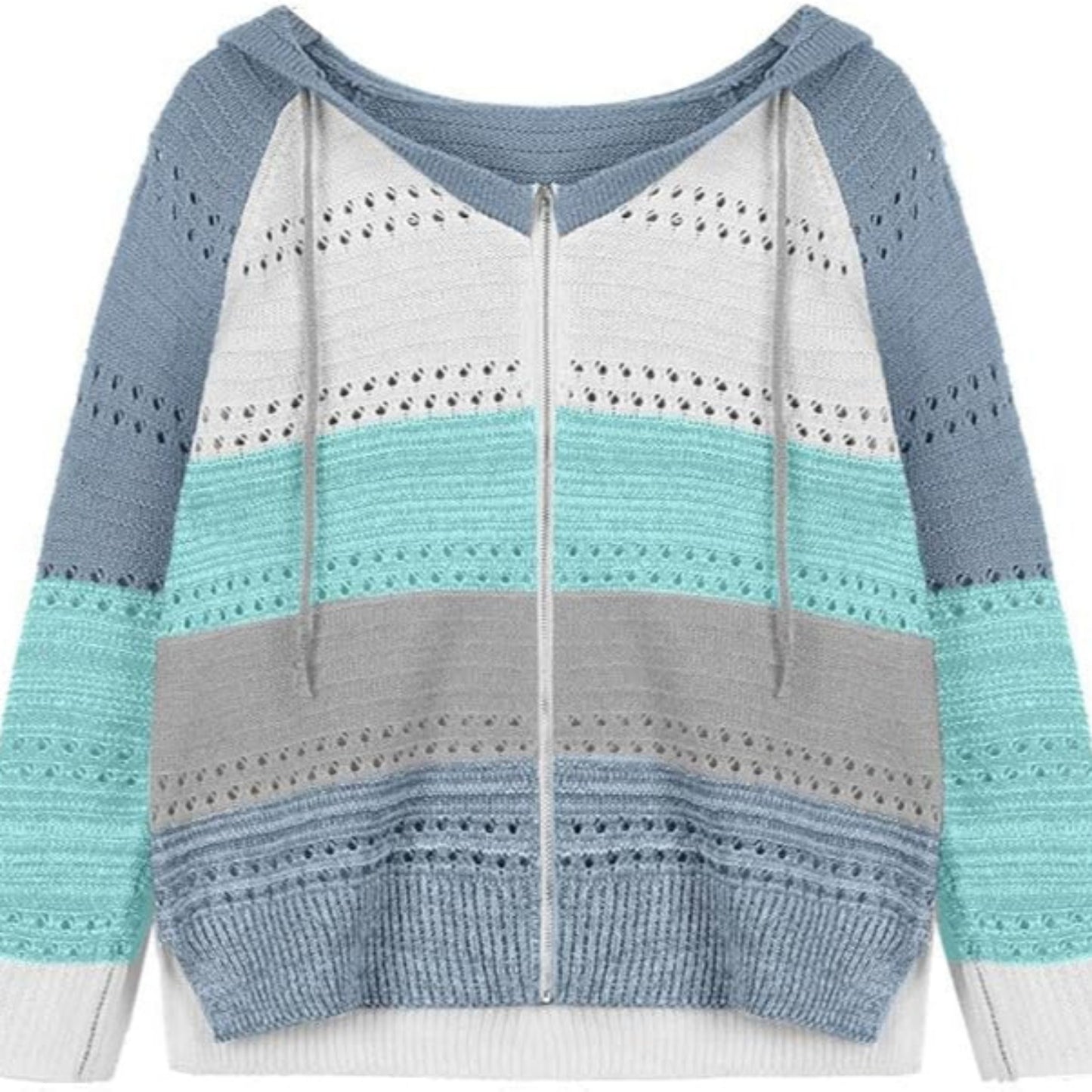 Camisola mulher com capuz tecido de malha