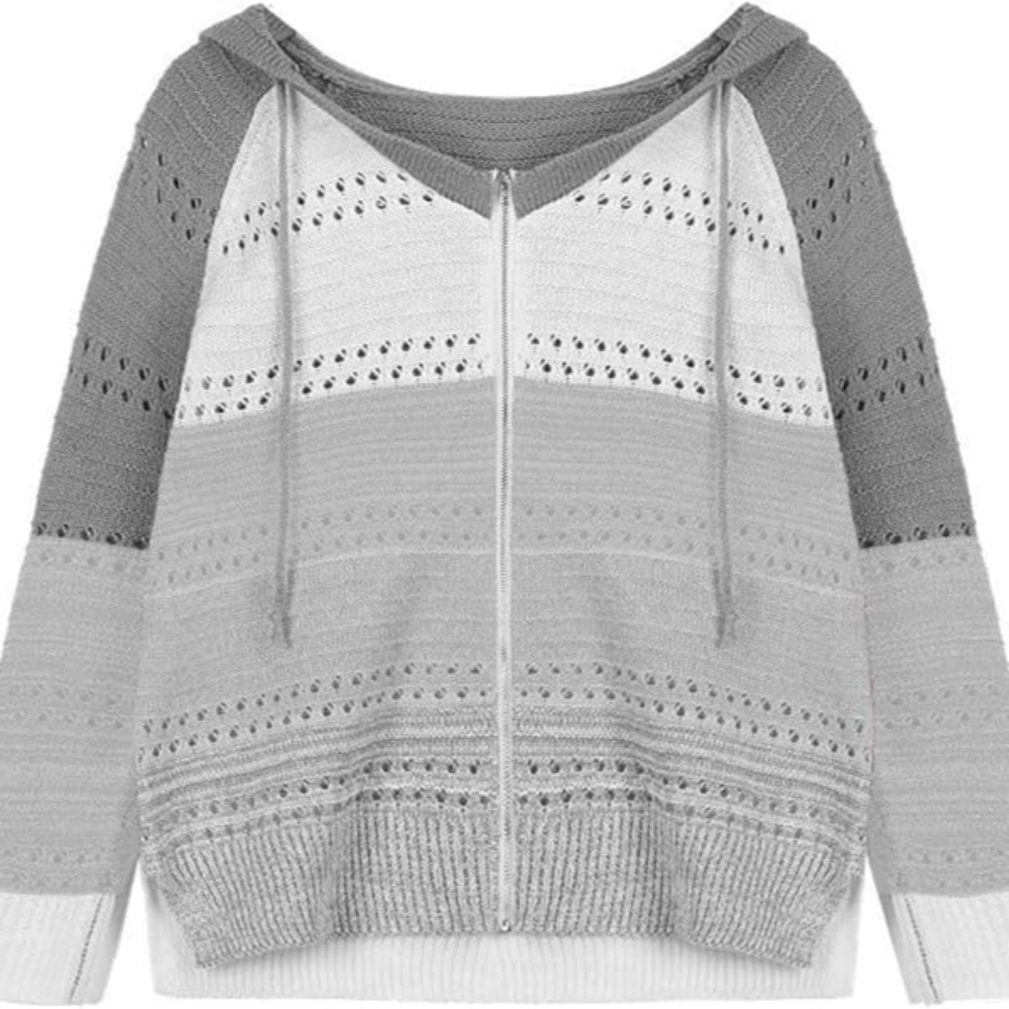 Camisola mulher com capuz tecido de malha